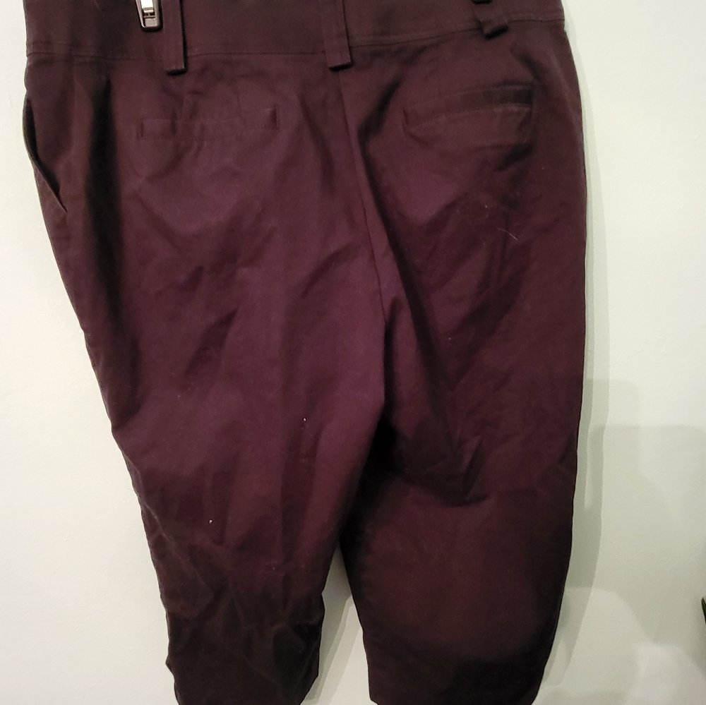 Button Cuff Dress Capris - Picture 4 of 4